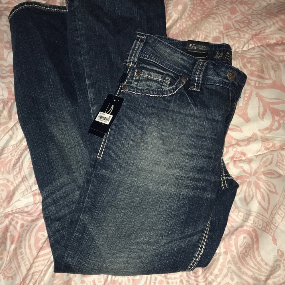Silver Jeans Co - women’s mid rise bootcut jeans